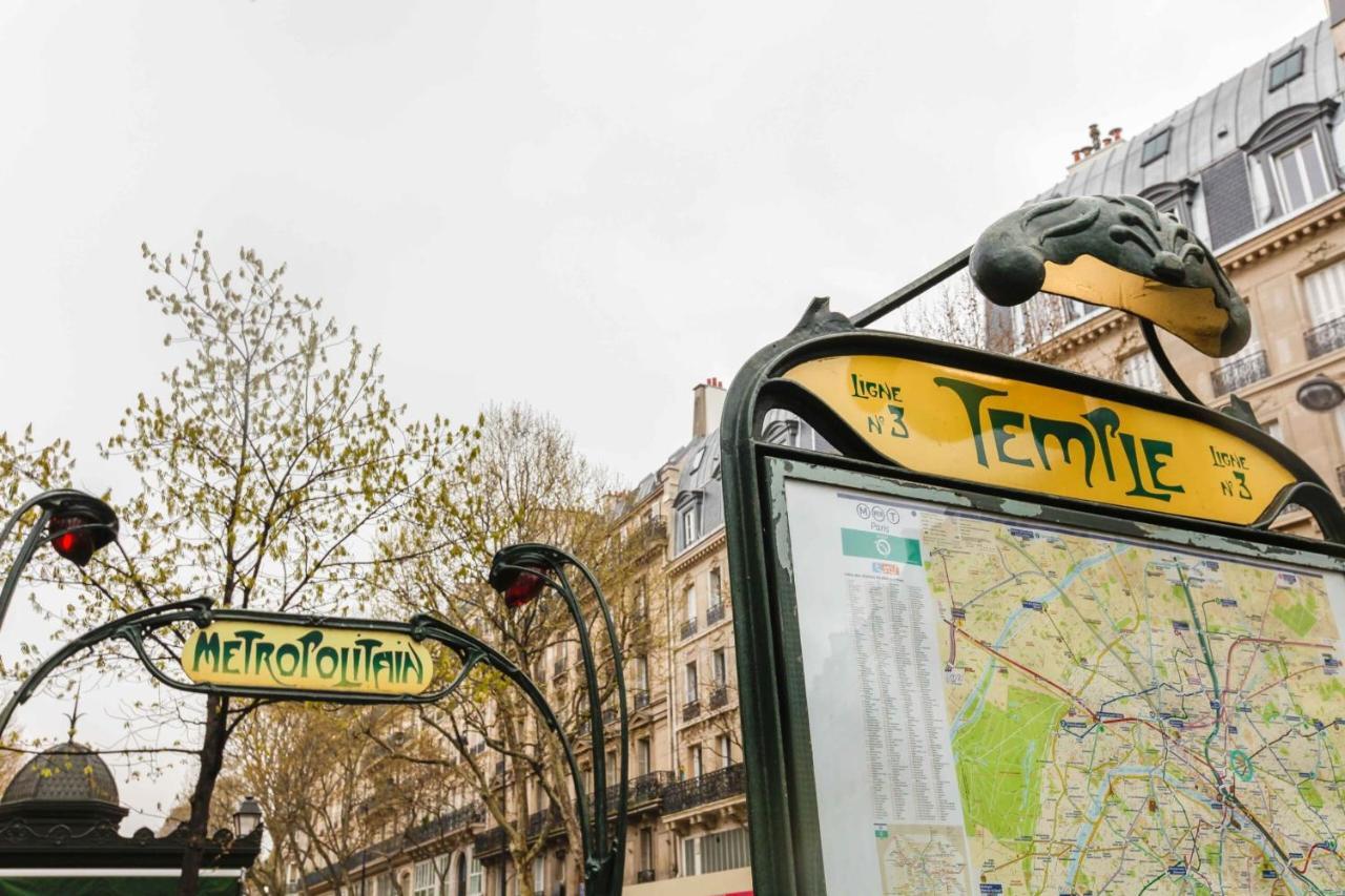 Spacious Apartment - 2B-10P - Ac - Marais Paris Exterior foto